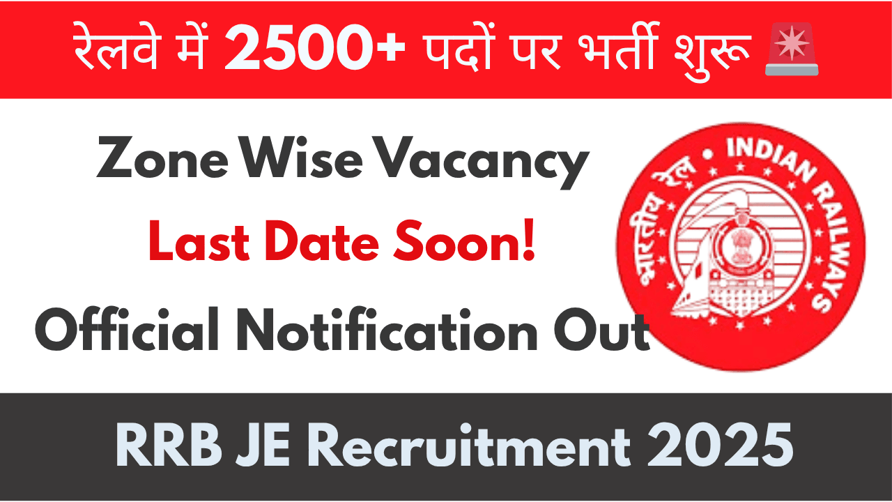 RRB JE Recruitment
