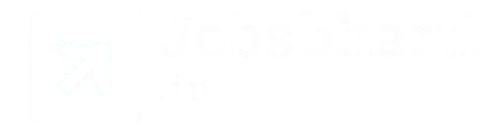 White Jobsbharti.in logo