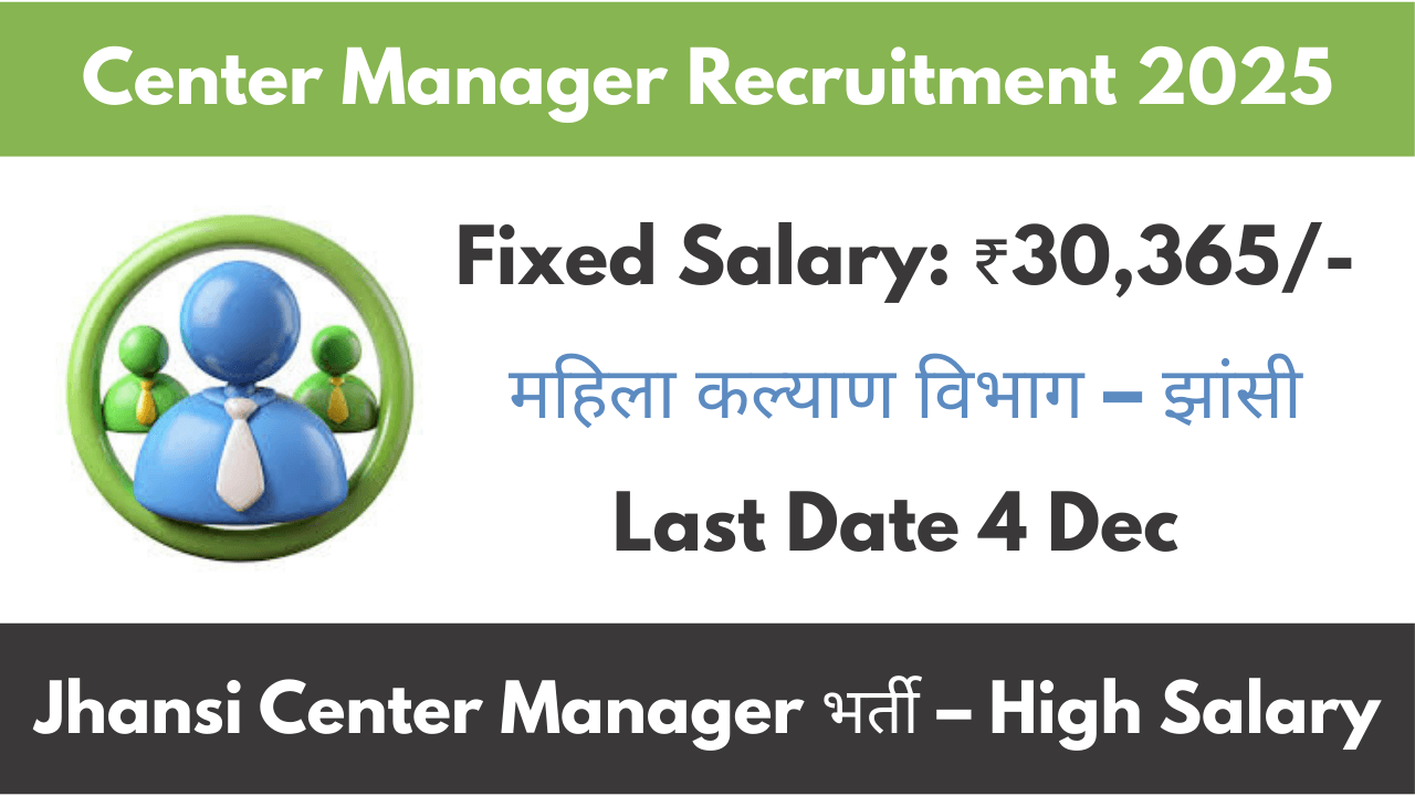 Center Manager Recruitment