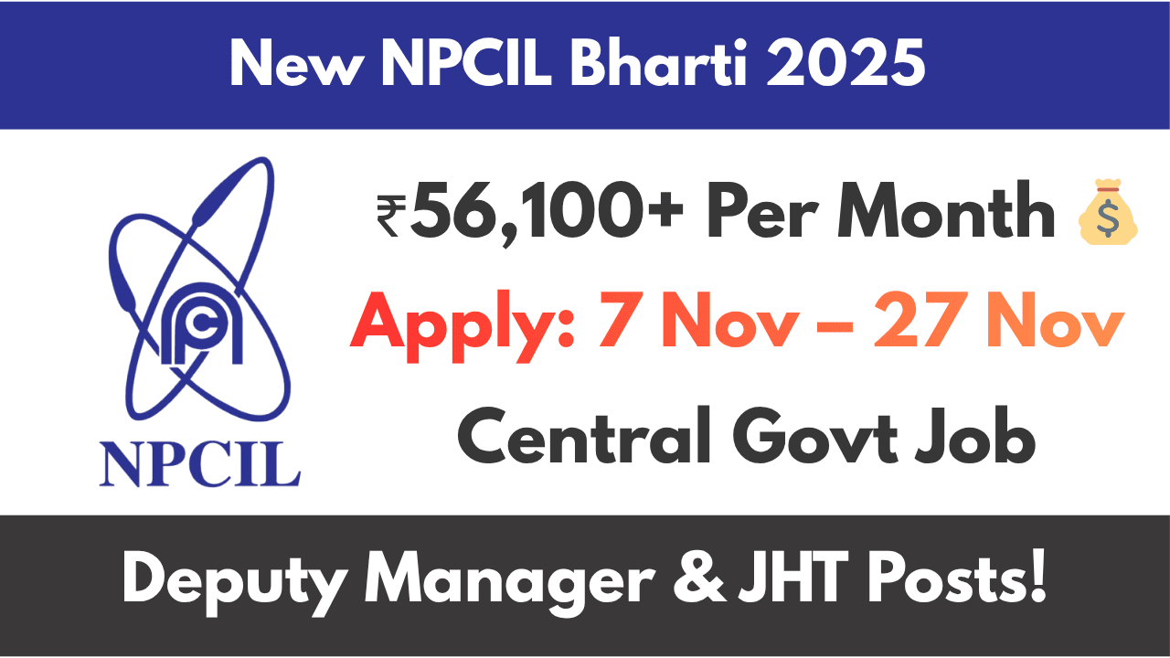 New NPCIL Bharti