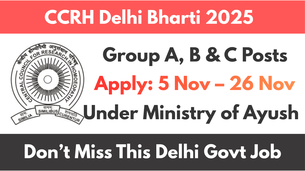 CCRH Delhi Bharti