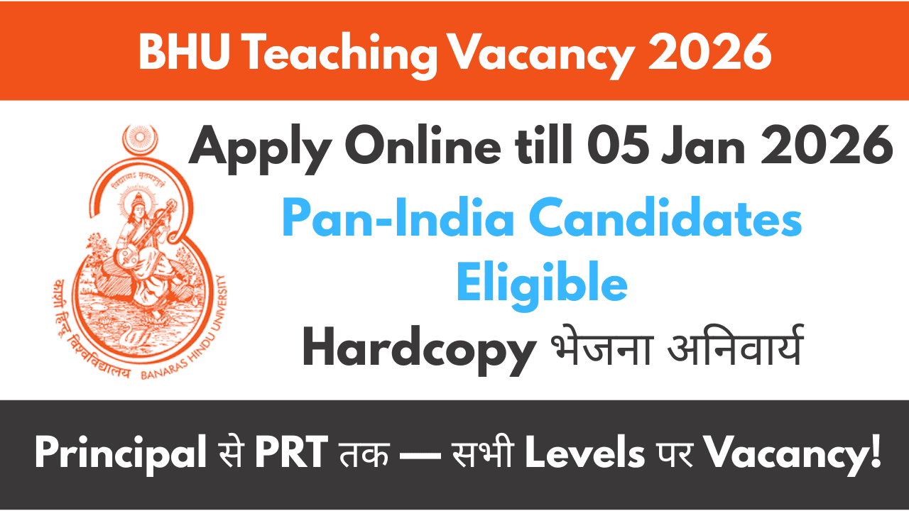 BHU Teaching Vacanc