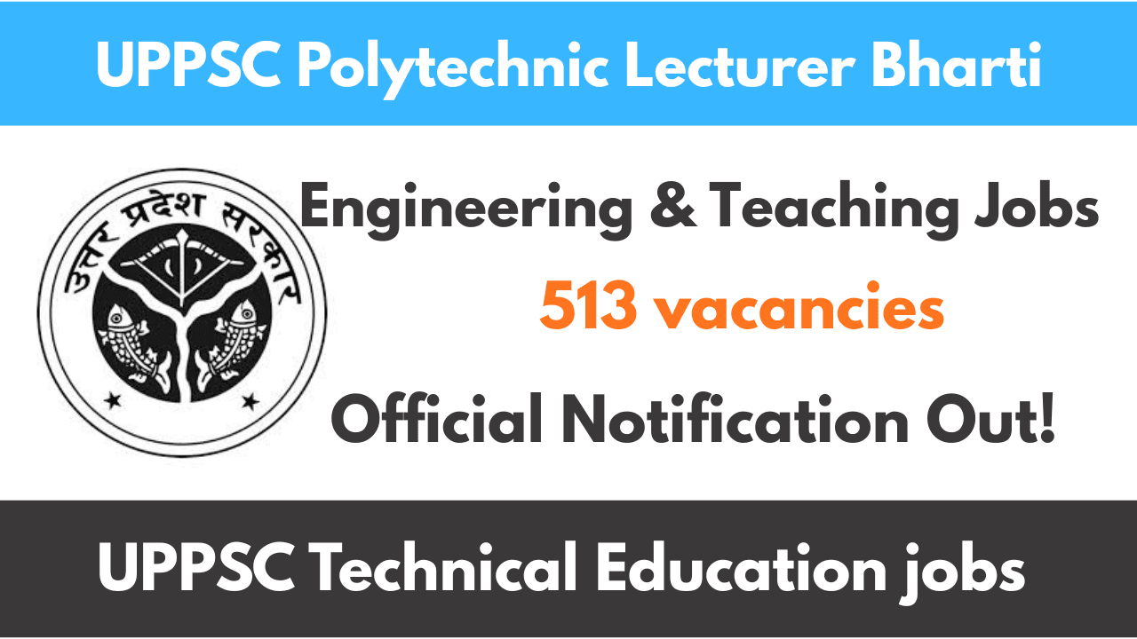 UPPSC Polytechnic Lecturer Bharti