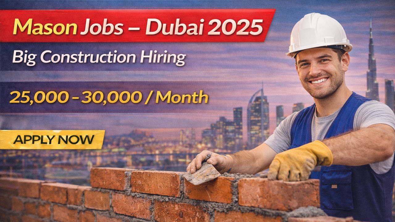 Mason Jobs in Dubai