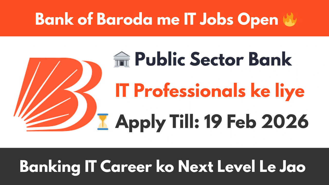 Bank of Baroda IT Recruitment