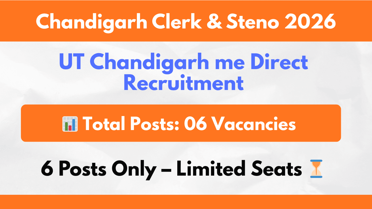 Chandigarh SCDRC Recruitment