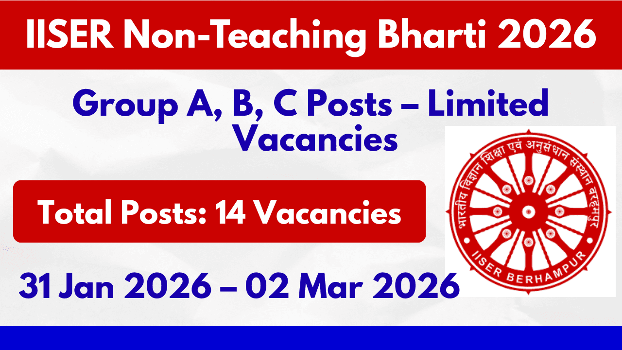 IISER Berhampur Vacancy