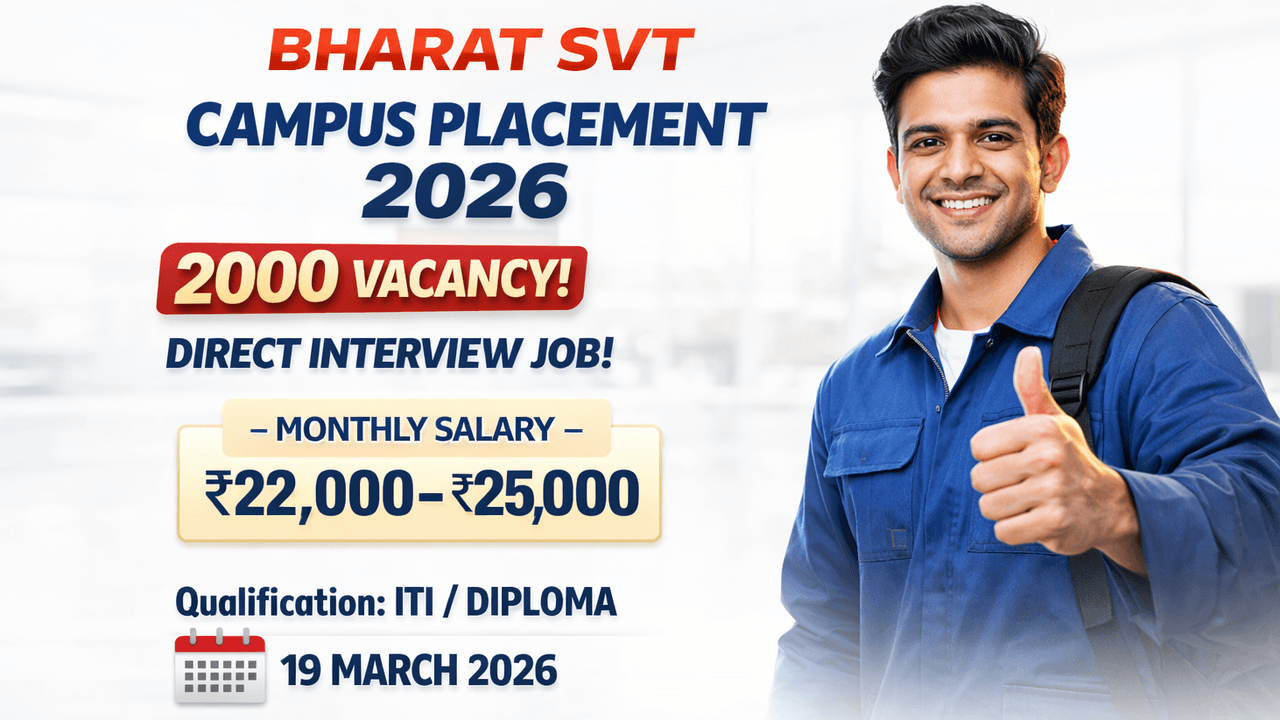 Bharat SVT Campus Placement 2026