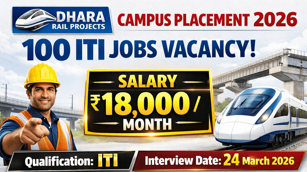 Dhara Rail Projects Campus Placement 2026