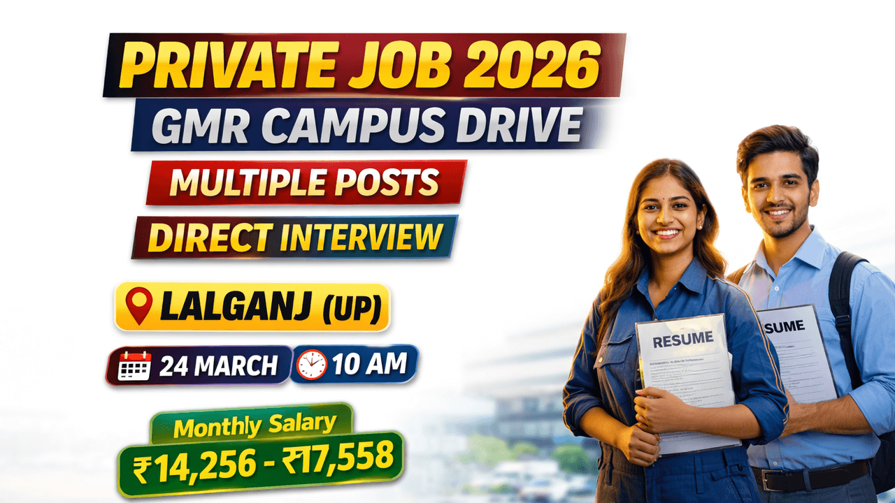 GMR Campus Drive Recruitment 2026