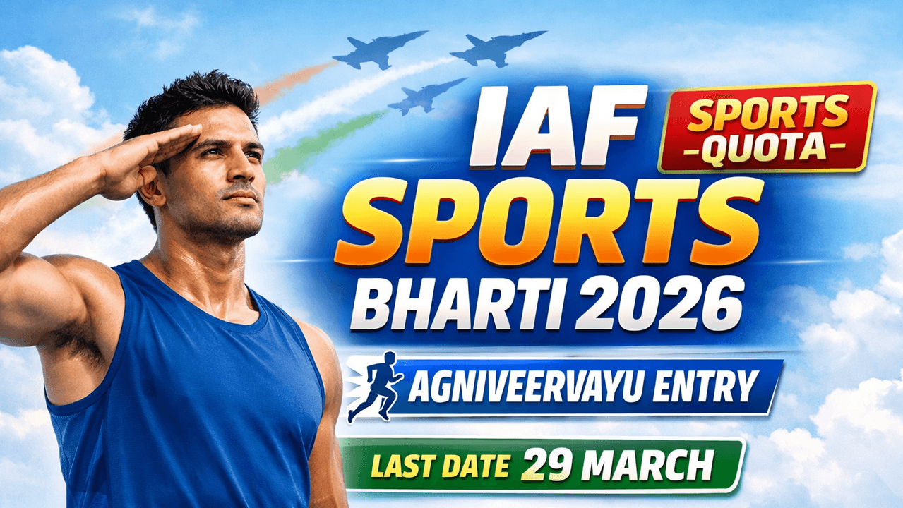 IAF Agniveervayu Sports Recruitment 2026