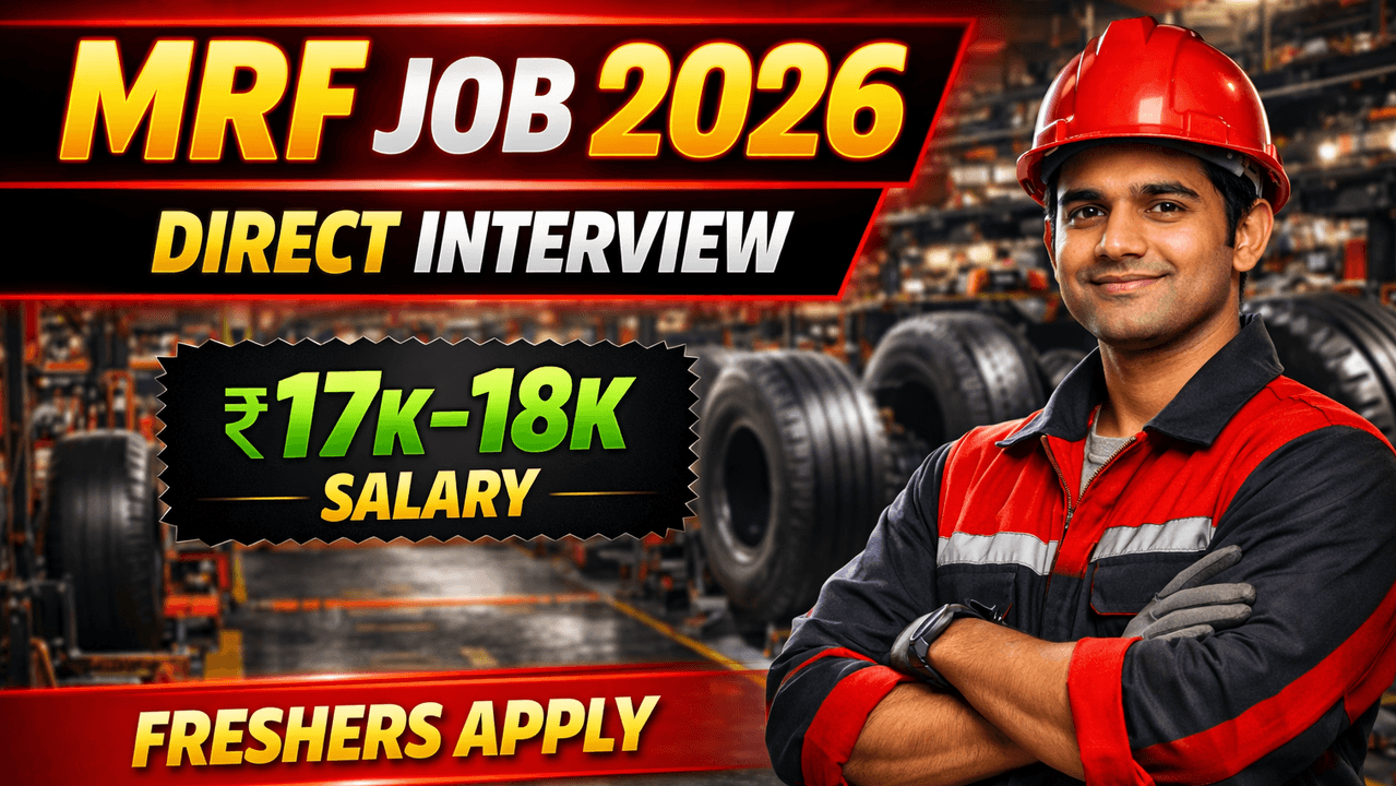 MRF Tyre Company Bharti 2026