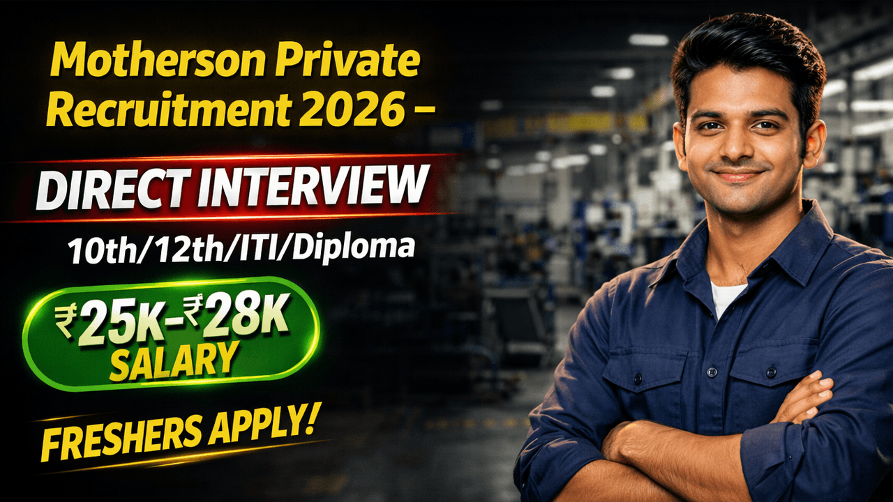 Motherson Private Recruitment 2026