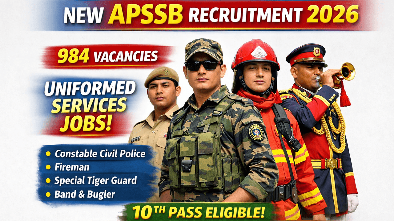 New APSSB Recruitment 2026