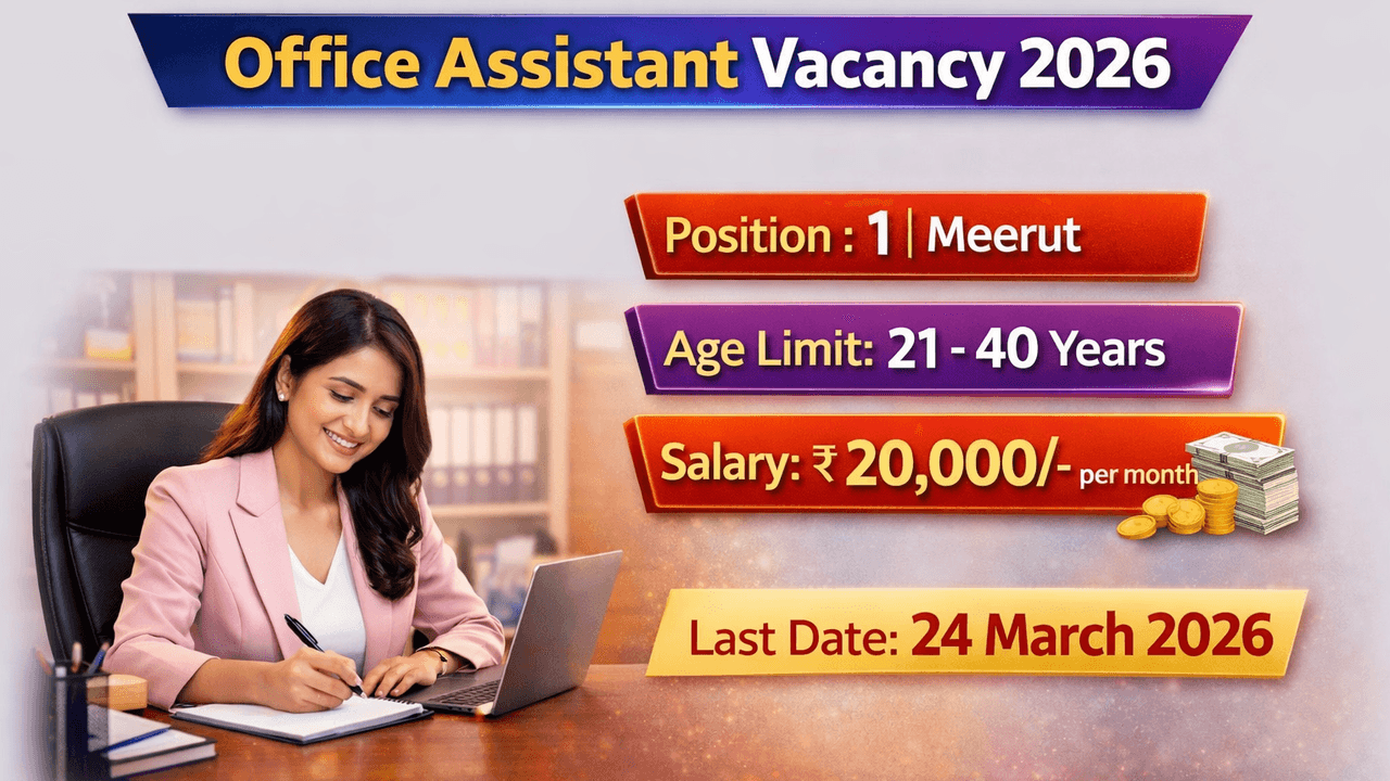 Office Assistant Vacancy 2026