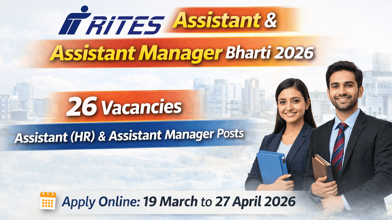 RITES Assistant & Assistant Manager Bharti 2026