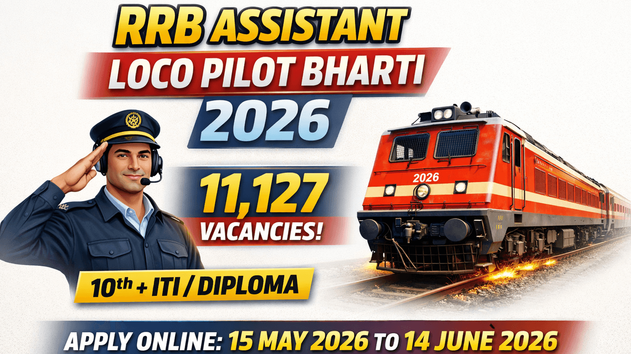 RRB Assistant Loco Pilot Bharti 2026