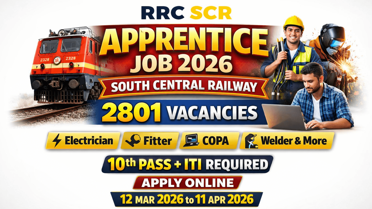 RRC SCR Apprentice Job 2026