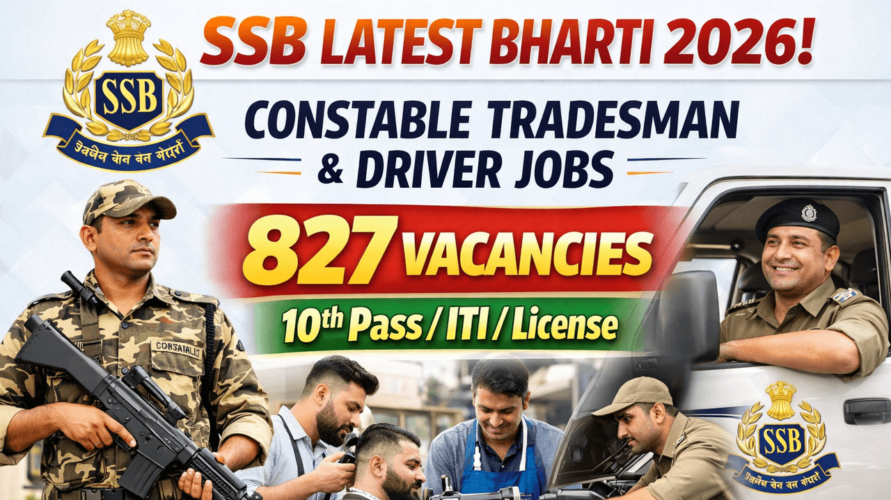SSB Latest Bharti 2026