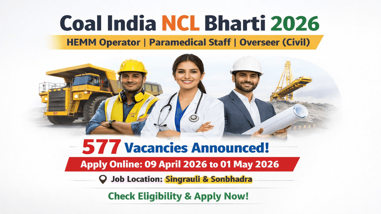 Coal India NCL Bharti 2026