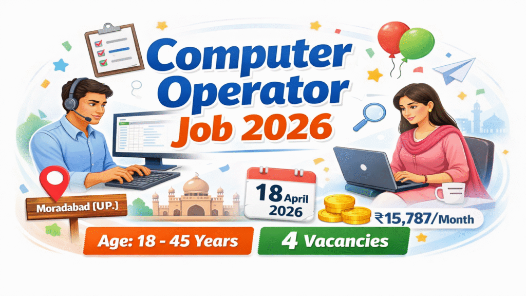 Computer Operator Job 2026 – Latest Private Naukri