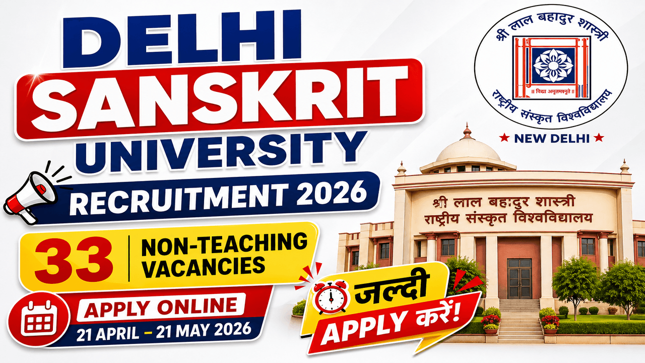 Delhi Sanskrit University Recruitment 2026