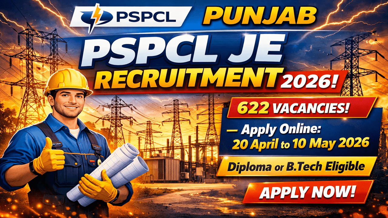 Punjab PSPCL JE Recruitment 2026