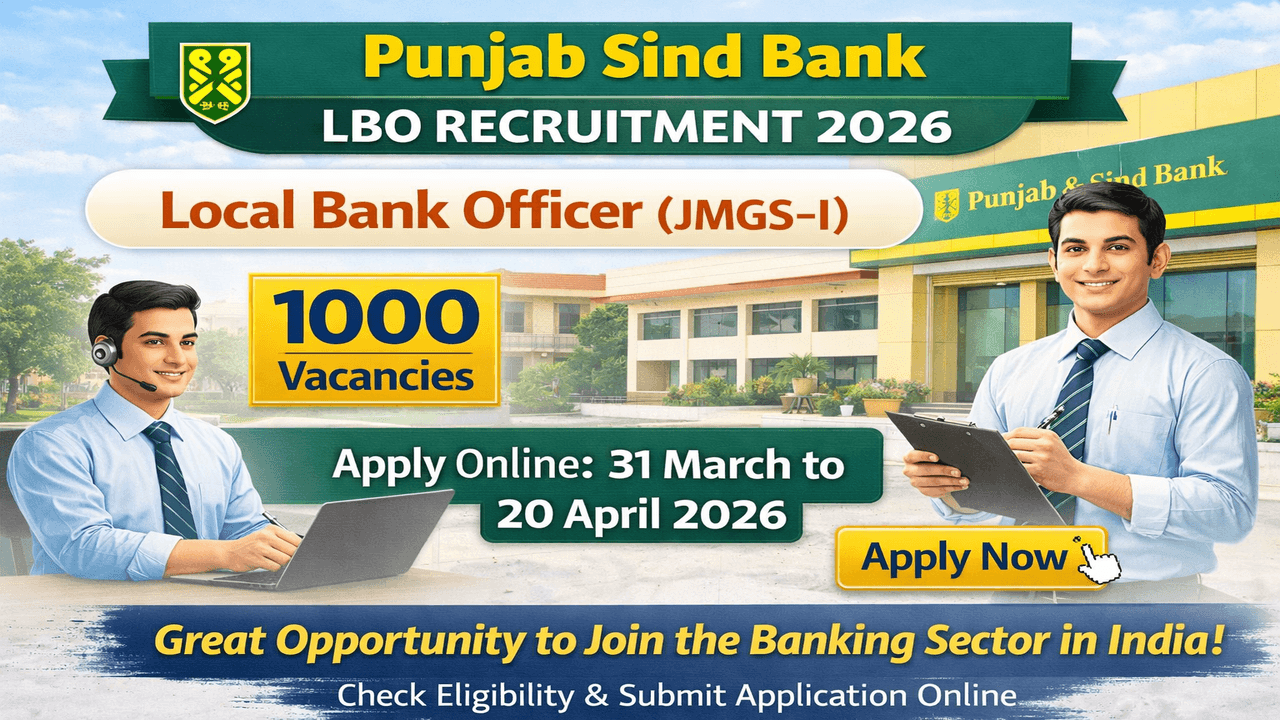 Punjab Sind Bank LBO Recruitment 2026