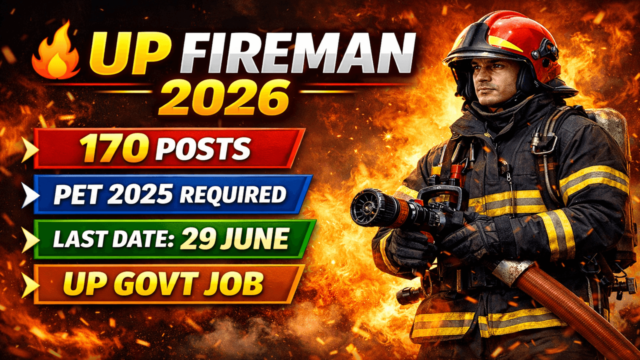 UP Fireman Vacancy 2026