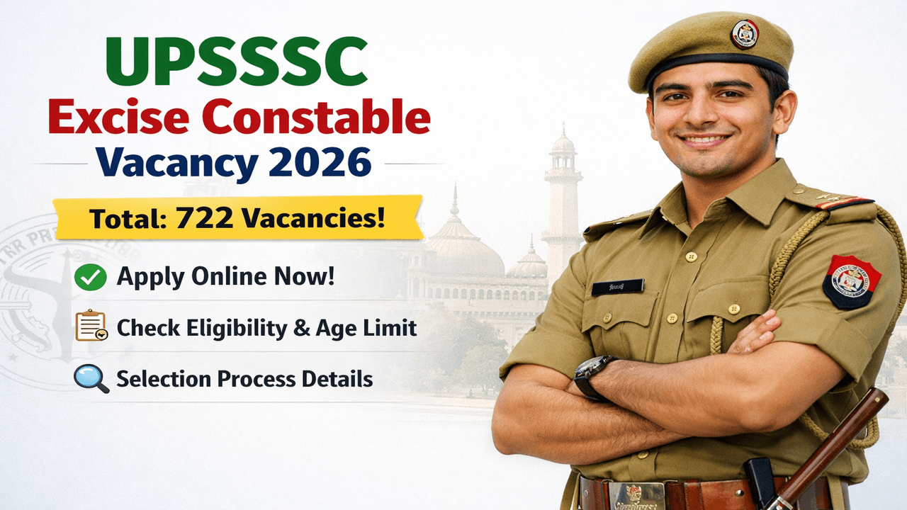 UPSSSC Excise Constable Vacancy 2026