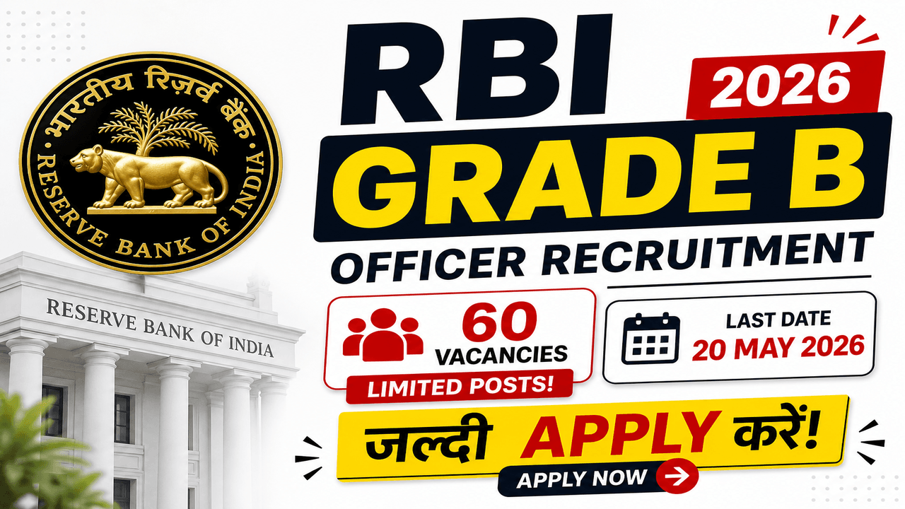 RBI Officer Grade B Recruitment 2026