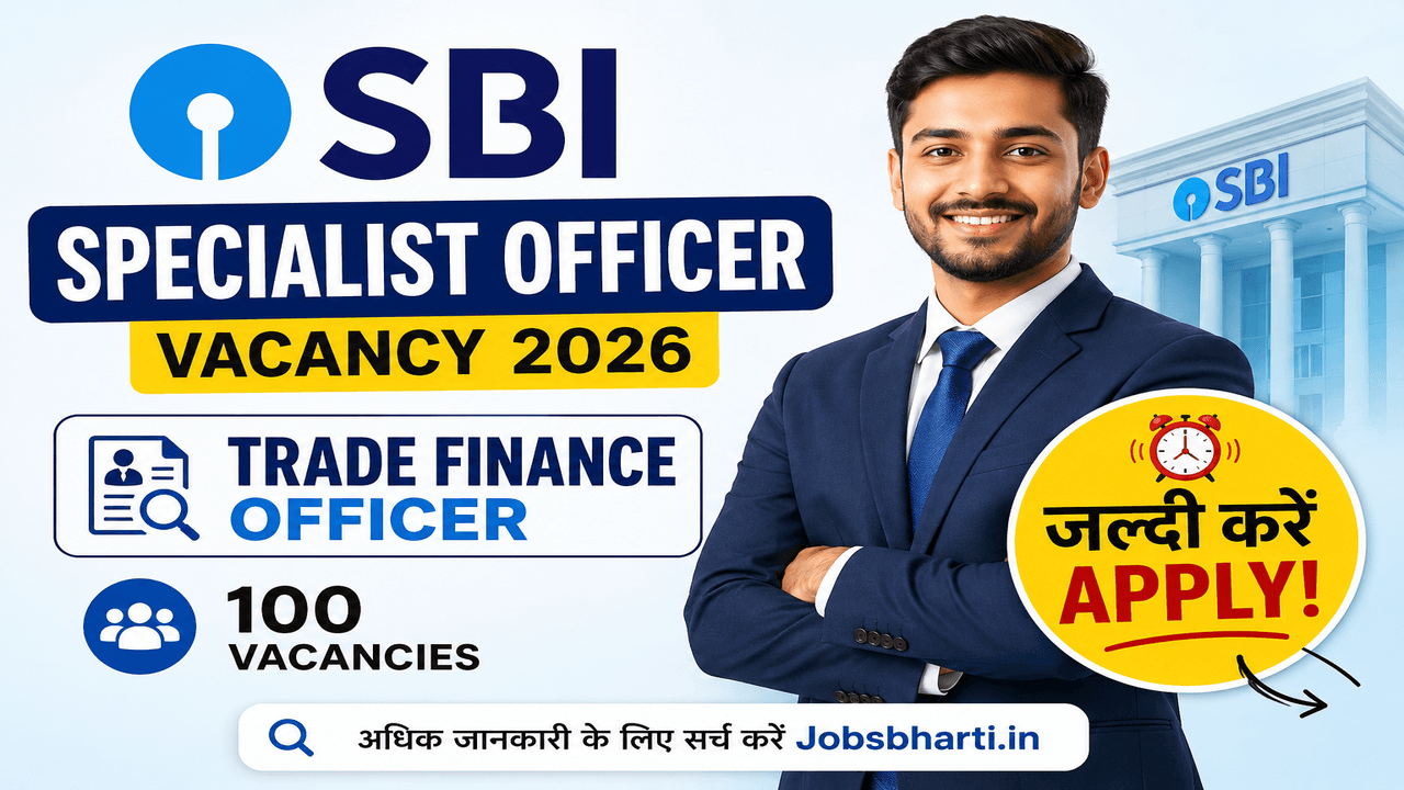 SBI Specialist Officer Vacancy 2026