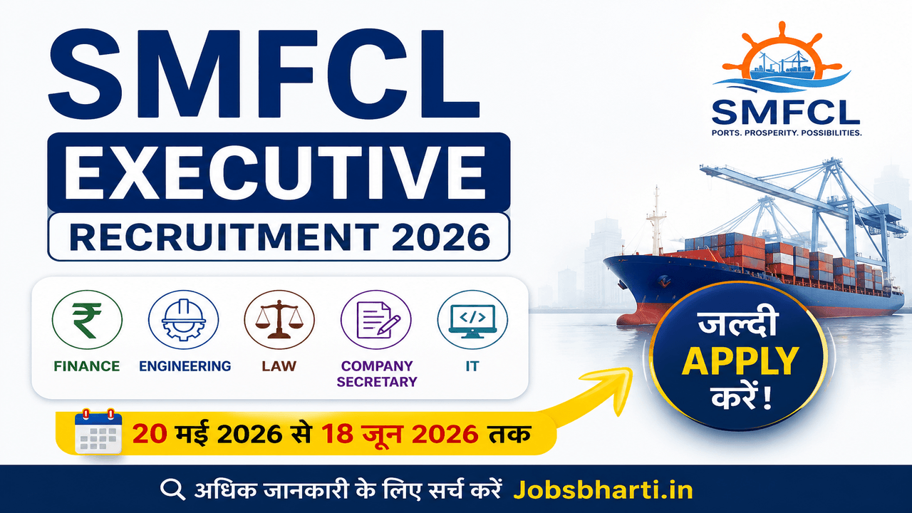 SMFCL Executive Recruitment 2026