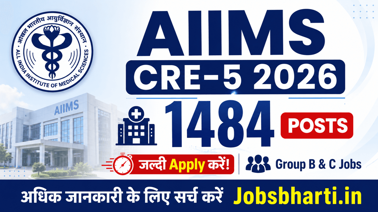 AIIMS CRE-5 Recruitment 2026