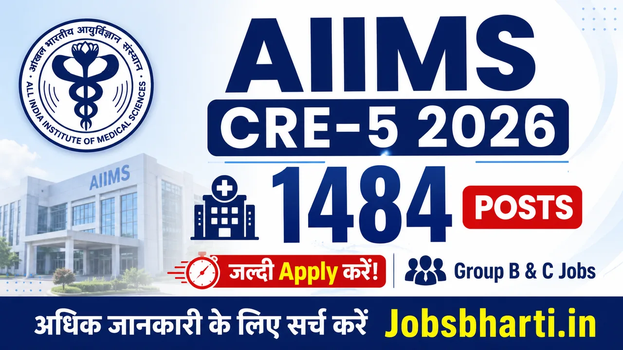 AIIMS CRE-5 Recruitment 2026