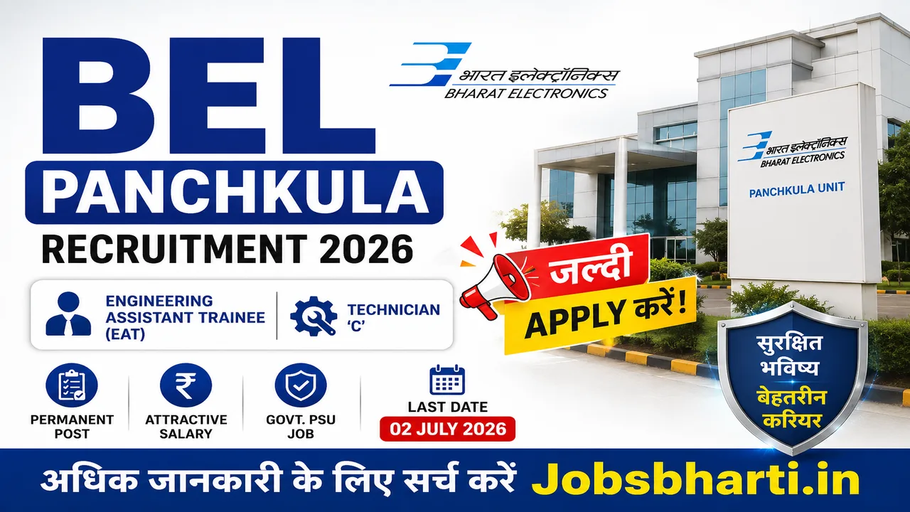 BEL Panchkula Recruitment 2026