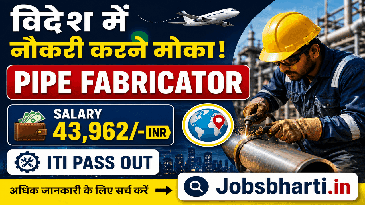 Saudi Arabia Pipe Fabricator Vacancy 2026 – High Salary Job