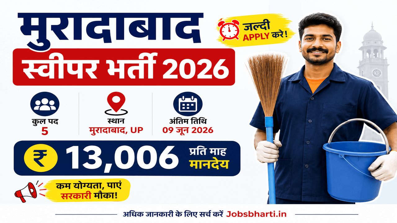 Moradabad Sweeper Vacancy 2026 –