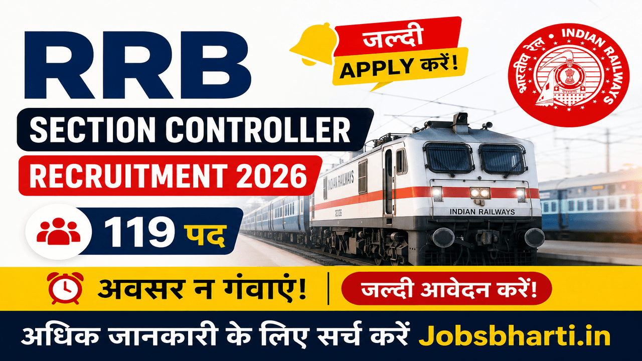 RRB Section Controller Recruitment 2026
