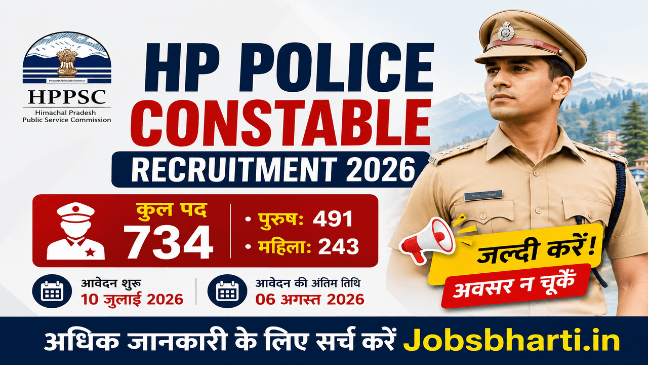 HP Police Constable Recruitment 2026