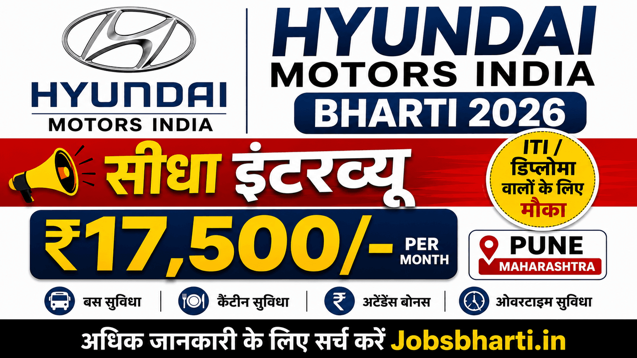 Hyundai Motors India Bharti 2026