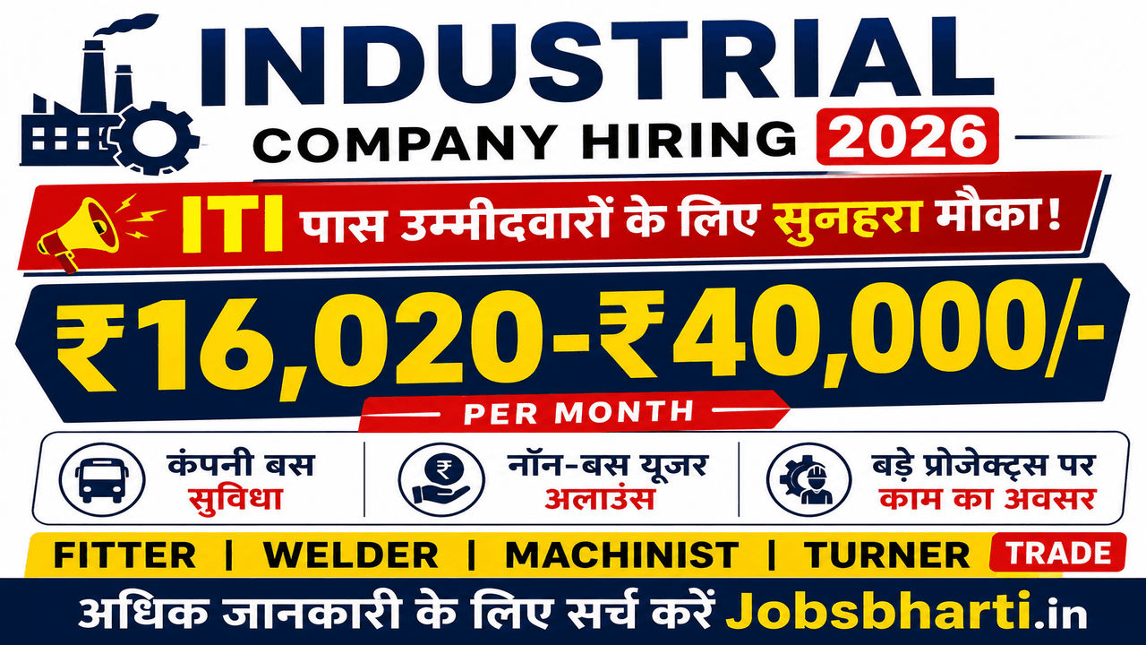 Industrial Company Hiring 2026