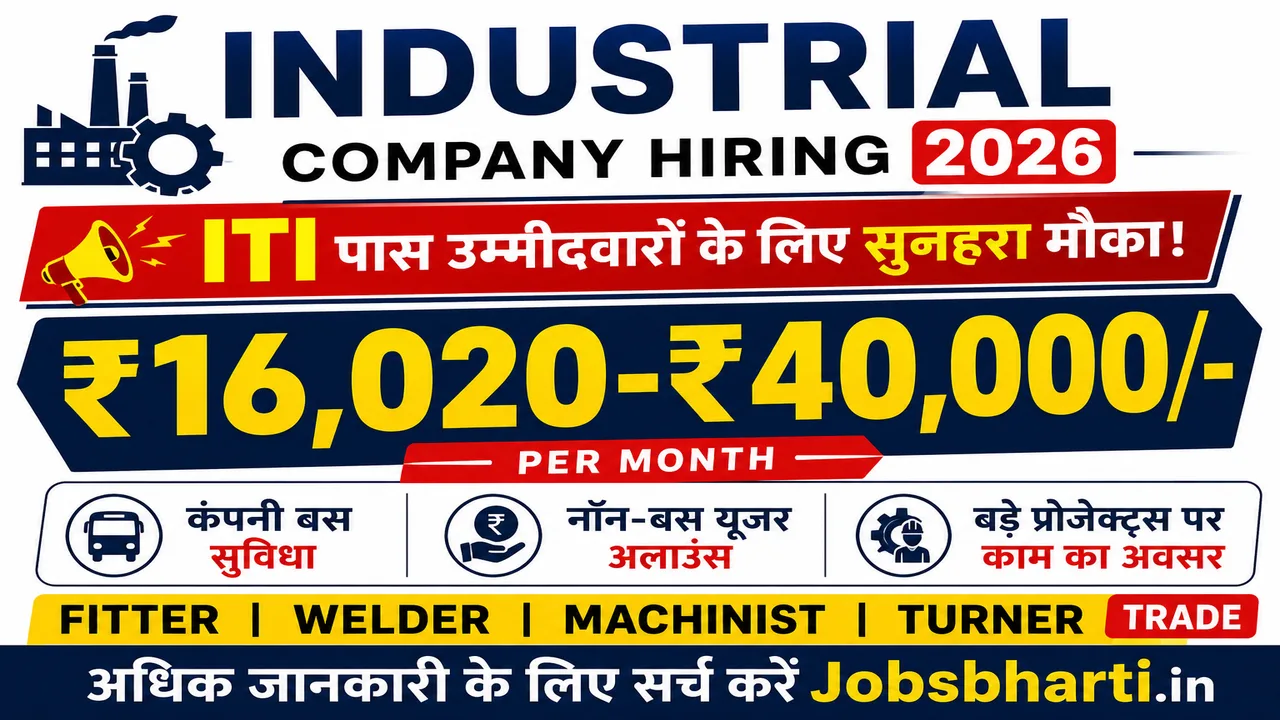 Industrial Company Hiring 2026