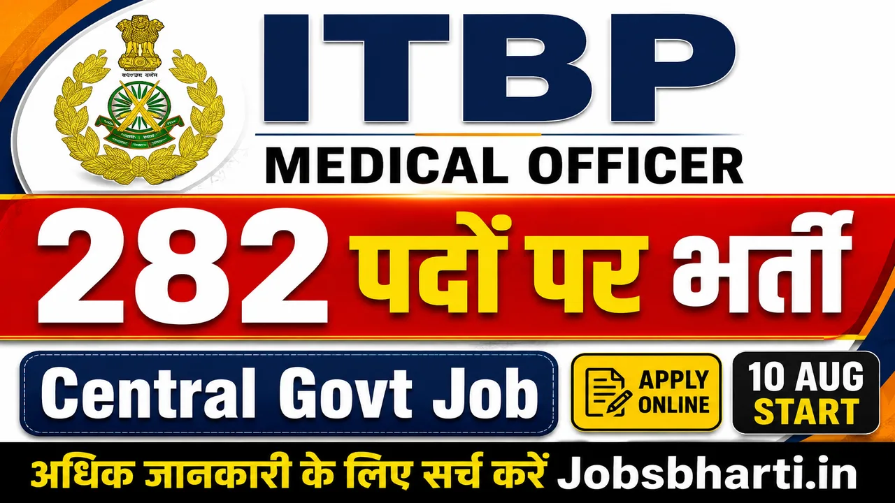 ITBP Medical Officer Recruitment 2026