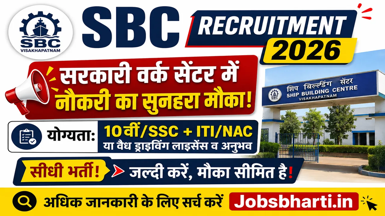 SBC Recruitment 2026