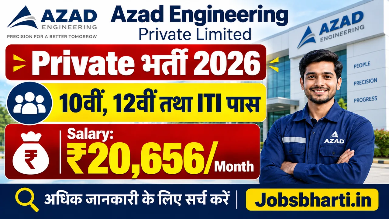 Azad Engineering Private Bharti 2026