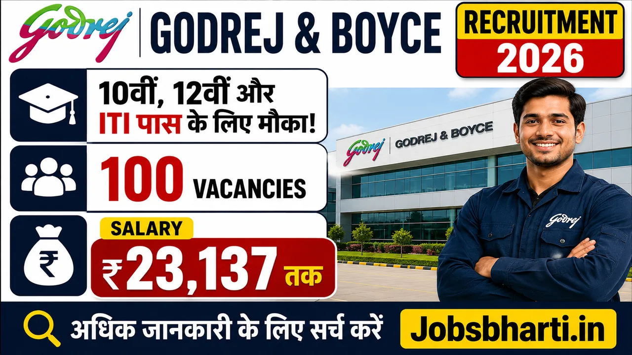 Godrej & Boyce Recruitment 2026