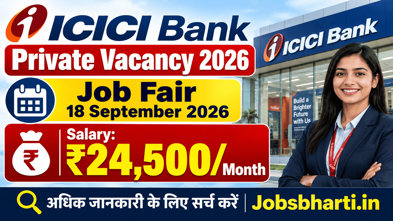 ICICI Bank Private Vacancy 2026