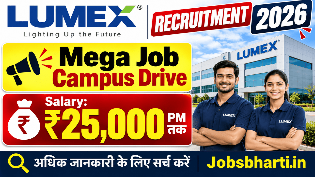 Lumex Company Recruitment 2026 – Free Campus Drive 🔥 New