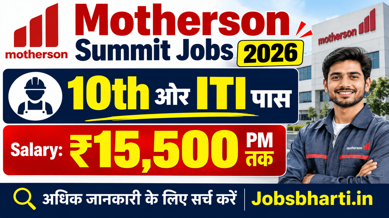 Motherson Summit Jobs 2026